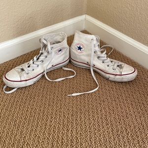 White High Top Converse